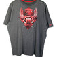 Modern Nike Kobe Bryant KB24 Snake Logo Grey Tee Size XXL