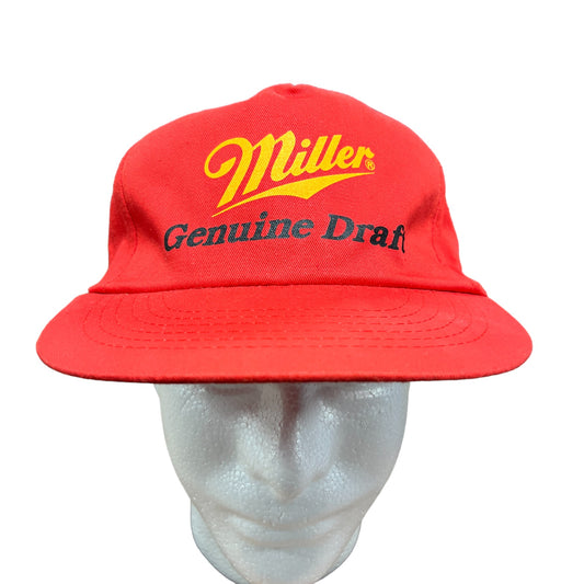 Vintage 90's Miller Genuine Draft Snapback Style Hat