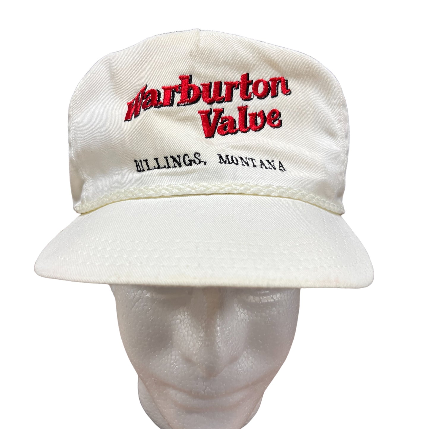 Vintage 80's Billings Montana Walburton Value Grocery Strapback Hat