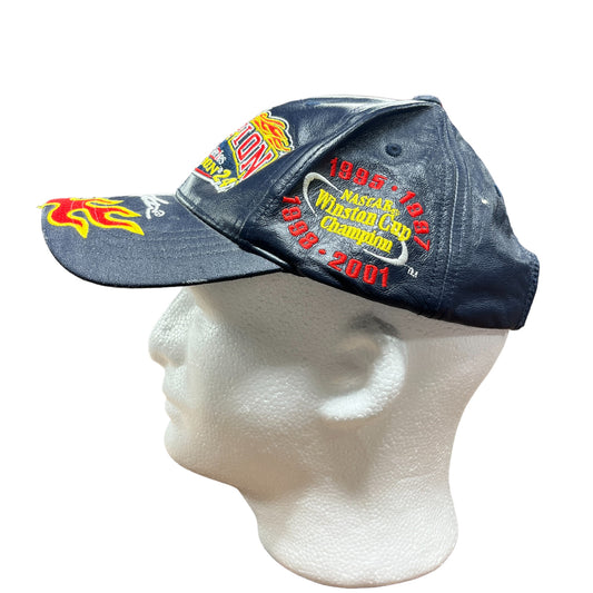 Vintage Chase Authentics Jeff Gordon Leather Velcro Strap NASCAR Hat