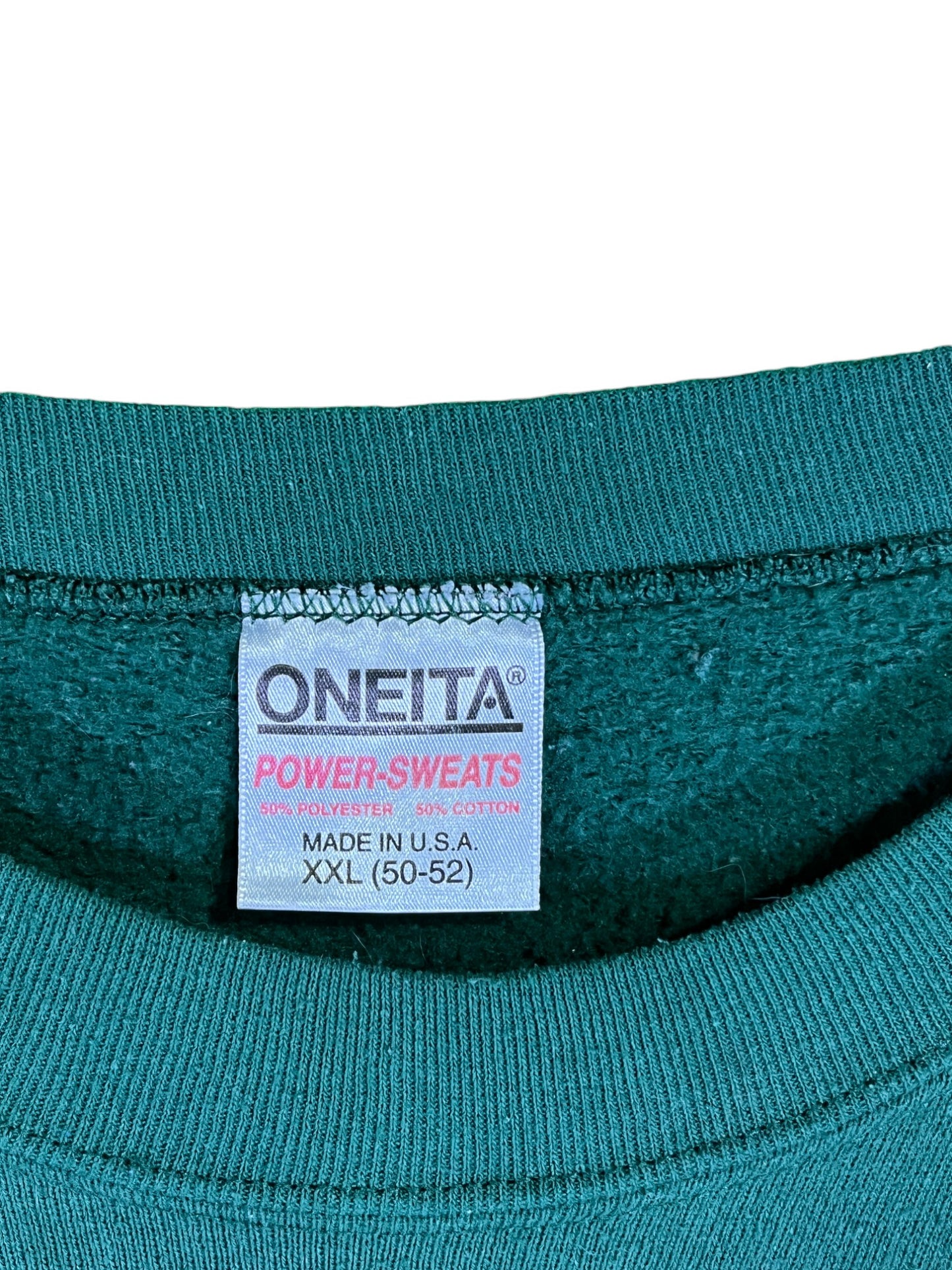 Vintage 1994 Oneita ZooMontana Big Print Nature Crewneck Sweater Size XXL
