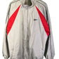 Vintage Reebok Tan Red Full Zip Windbreaker Jacket Size Large