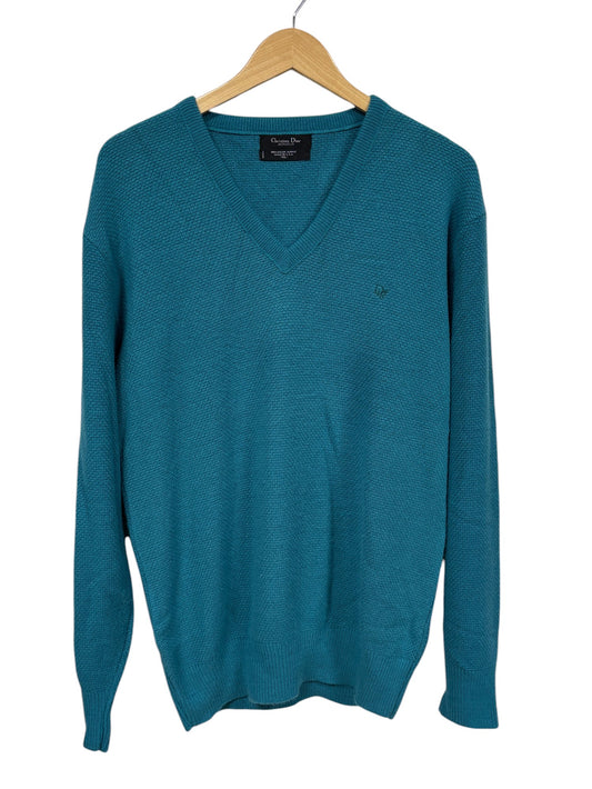 Vintage Christian Dior Monsieur 100% Orlon Acrylic Sweater Size XL