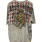 Vintage Y2K Ecko Unlimited Big Print Rhino Graphic AOP Tee Size XL