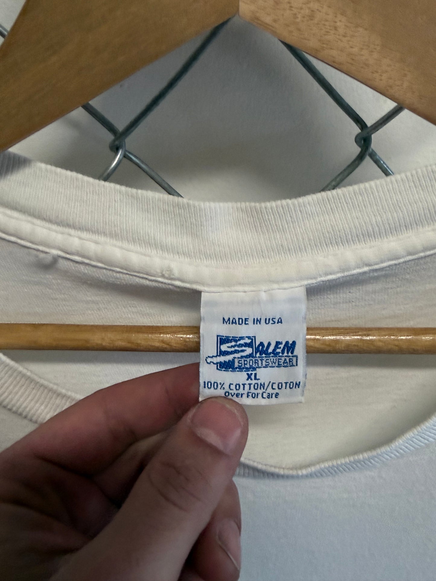 Vintage 1991 Chicago Bulls NBA Champions Big Head Tee Size XL