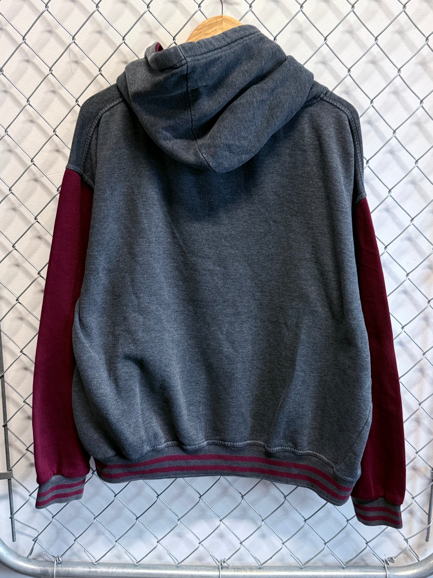 Vintage 90's Halifax Canada Two Toned Hoodie Size Large