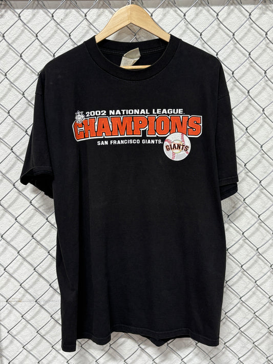 Vintage Y2K San Francisco Giants National League Champions Tee Size XL
