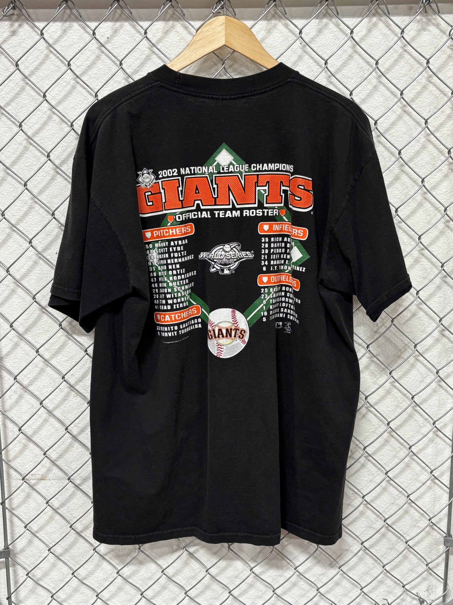 Vintage Y2K San Francisco Giants National League Champions Tee Size XL