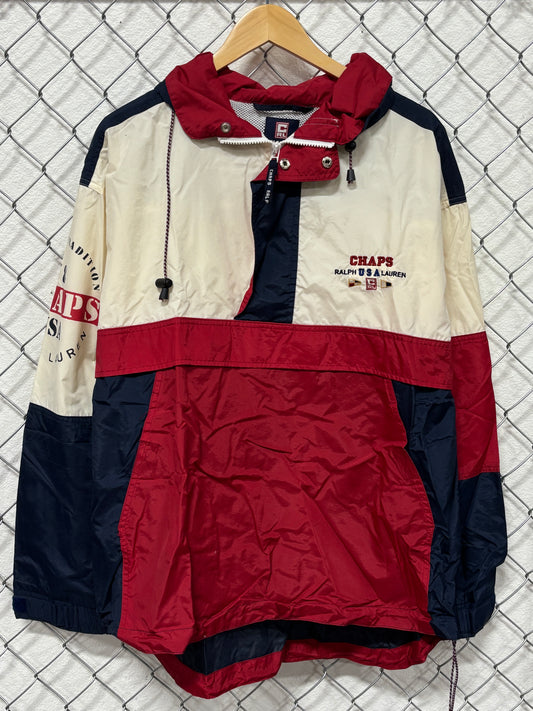 Vintage Chaps Ralph Lauren Sailing Windbreaker Jacket Size Large