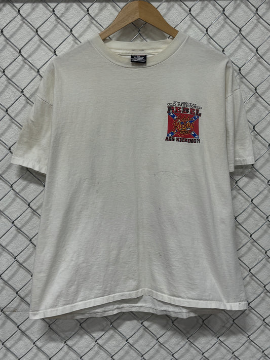Vintage 90's Big Johnson Old Fashioned Rebel Funny Tee Size XL