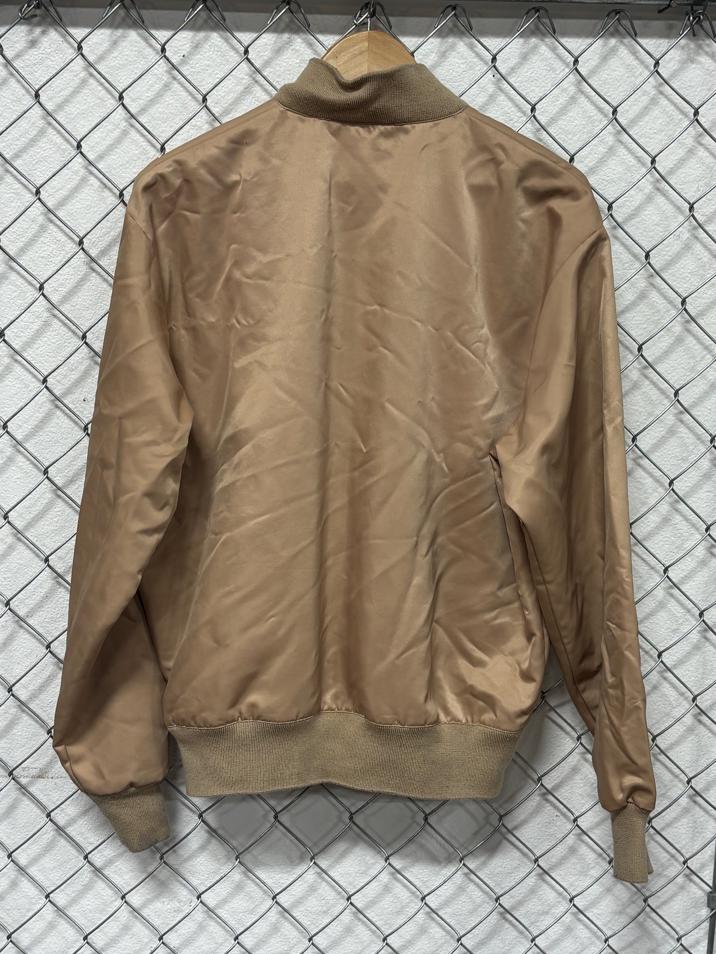 Jordan Brand Wheaties Jumpman Brown Bomber Jacket Size Small