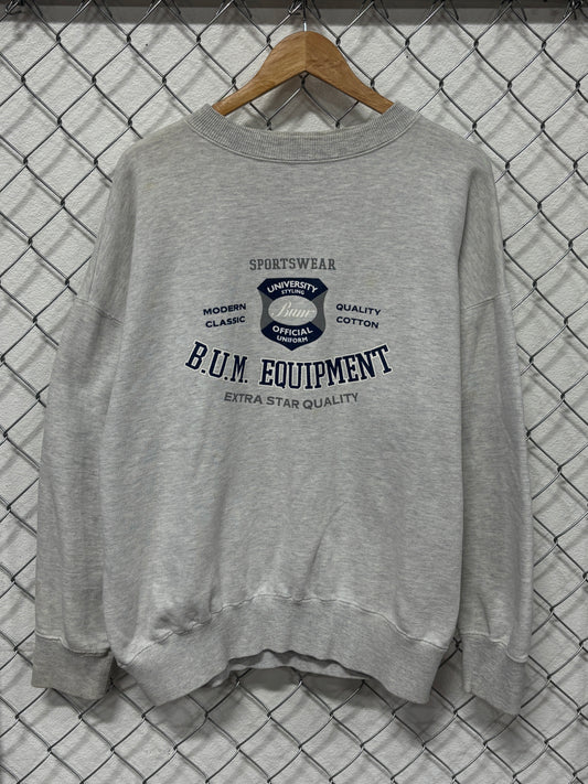 Vintage 90's BUM Equipment Sportswear Crewneck Sweater Size Large
