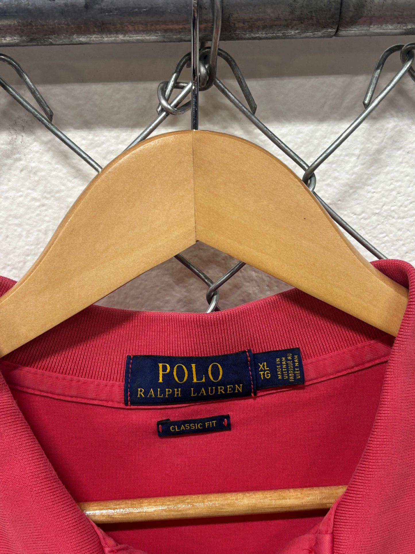 Polo Ralph Lauren Light Red Polo Shirt Size XL