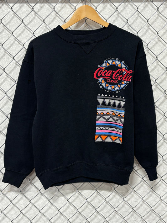 Vintage 80's Coca Cola Official Drink of Summer Crewneck Sweater Size Medium