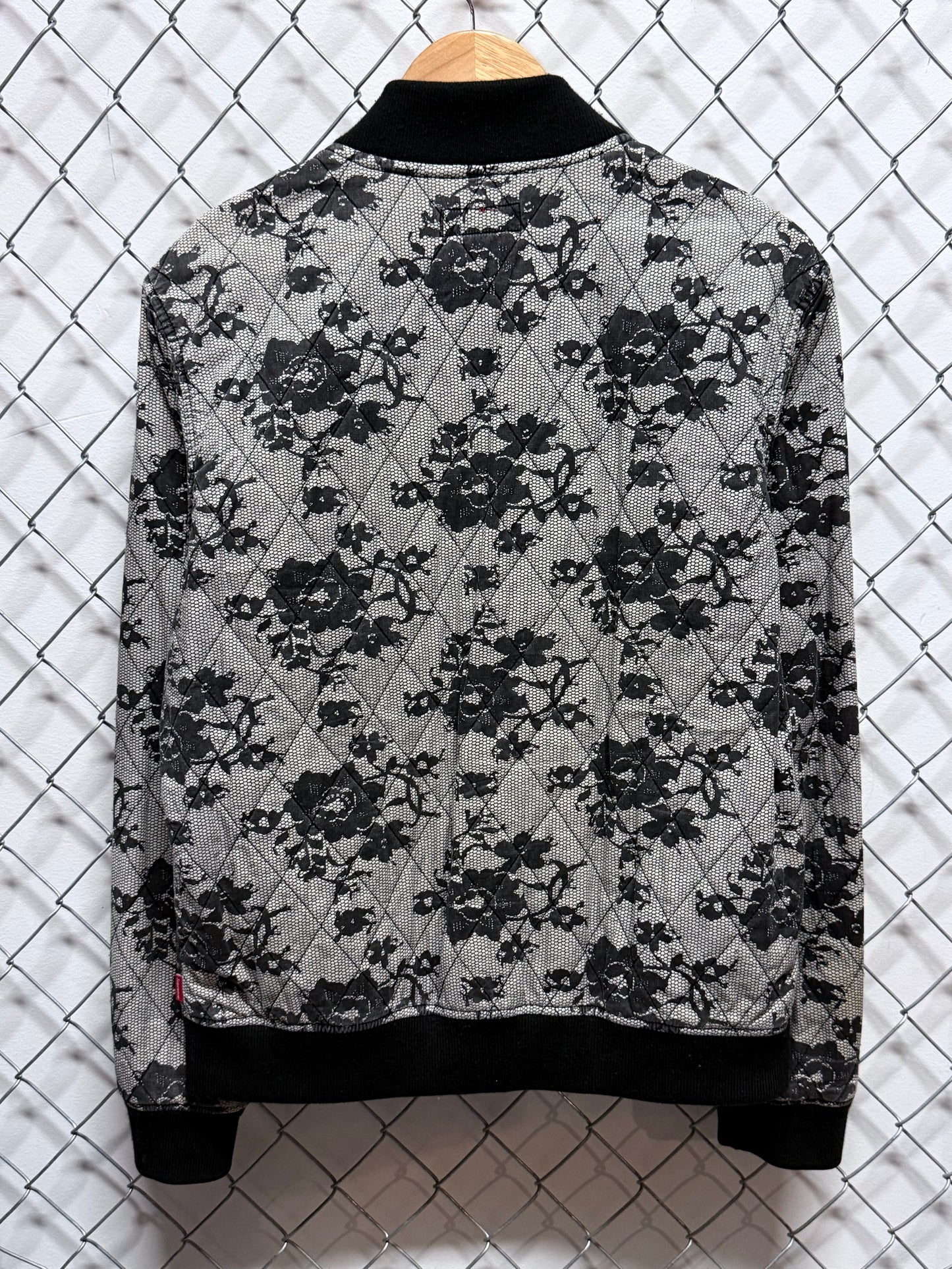 Supreme SS17 Quilted Lace Bomber Jacket Size Medium
