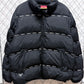Supreme FW16 Logo Tape Puffy Jacket Black Size Large