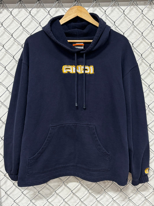 Vintage Y2K And 1 Basketball Blue Hoodie Size Large