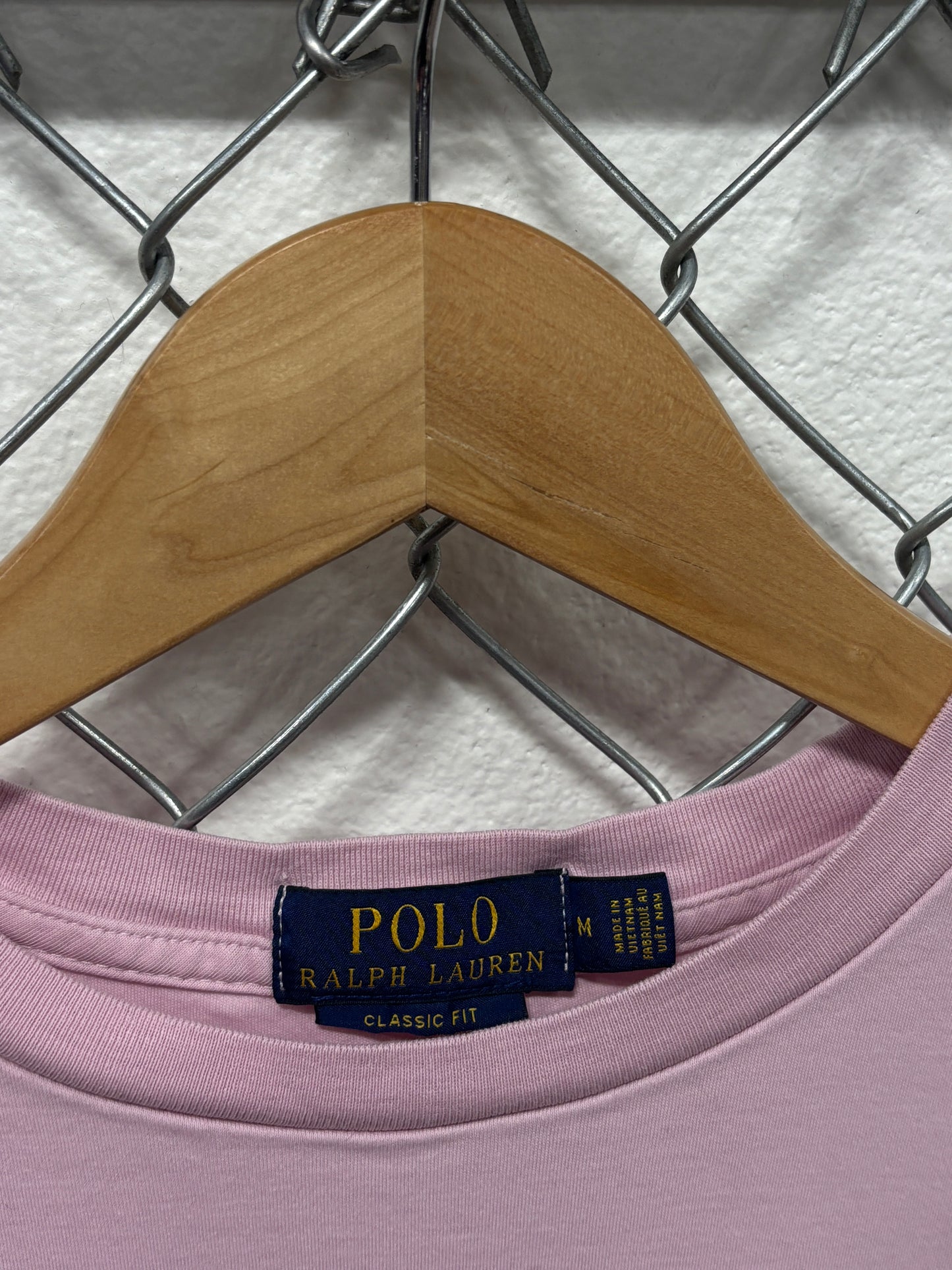 Polo Ralph Lauren Pink Classic Logo Tee Size Medium