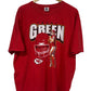 Vintage 00's Kansas City Chiefs Trent Green Quarterback Tee Size XL