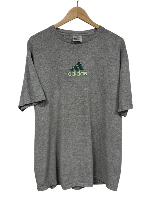 Vintage 90's Adidas Classic Logo Graphic Tee Size Large