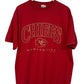 Vintage 1996 Tultex Kansas City Chiefs Logo Graphic Tee Size XL