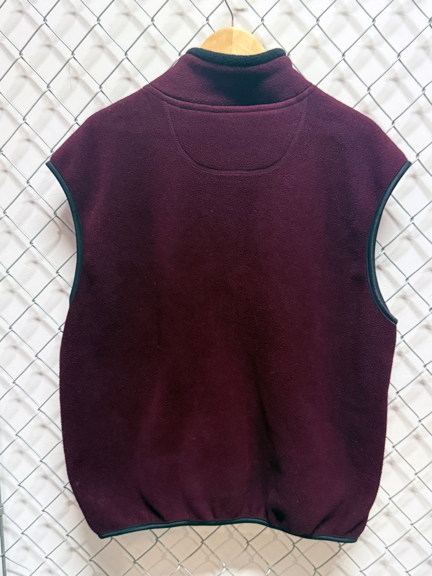 Vintage Y2K Champion Red Zip Up Fleece Size Large