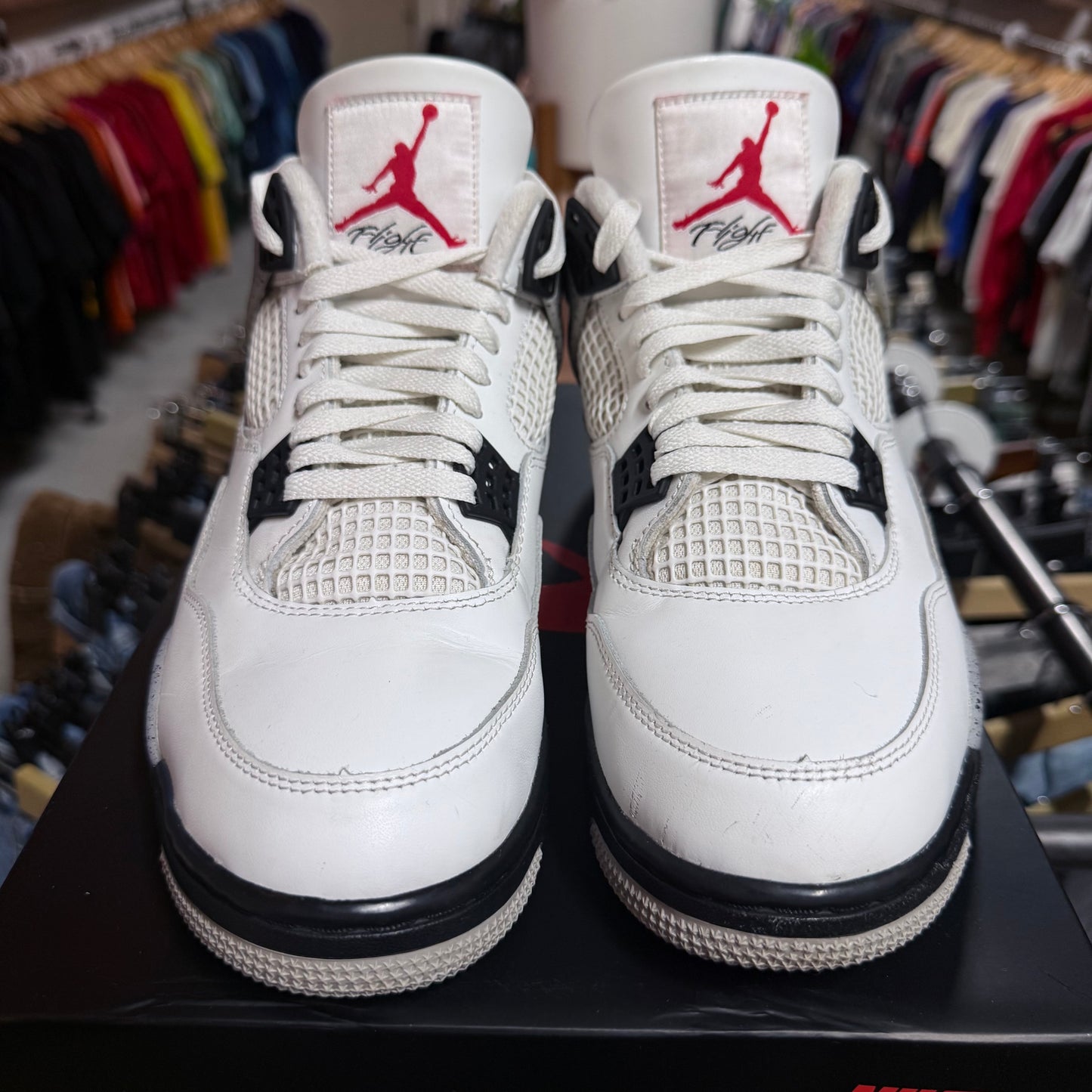 Jordan 4 'White Cement' Size 11