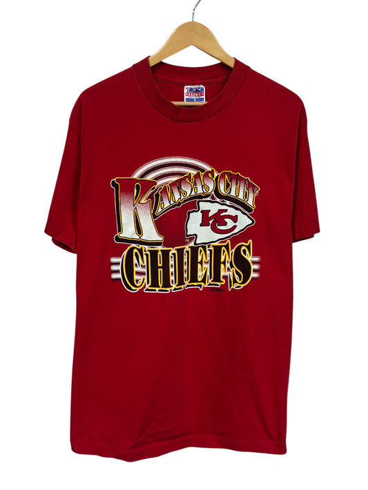 Vintage 90's Kansas City Chiefs Logo Graphic Tee Size Large