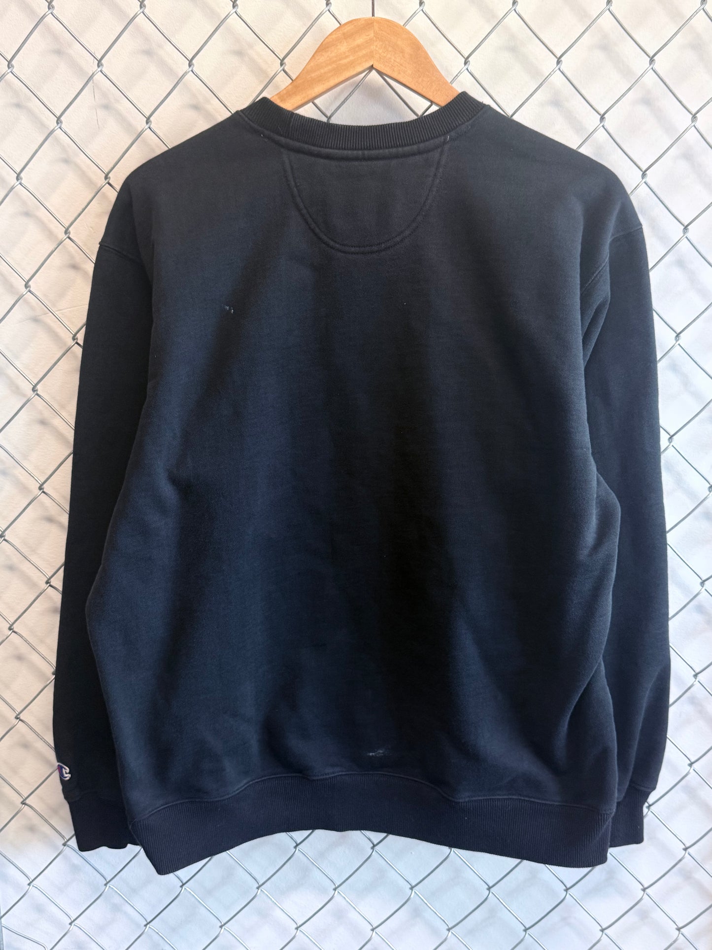 Supreme FW18 Champion 3D Metallic Logo Sweater Size Large