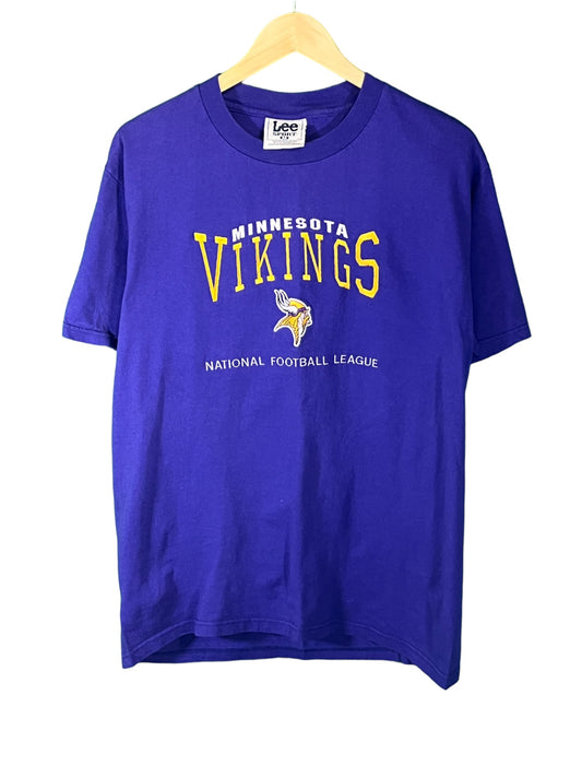 Vintage 90's Lee Sport Minnesota Vikings NFL Logo Tee Size Medium