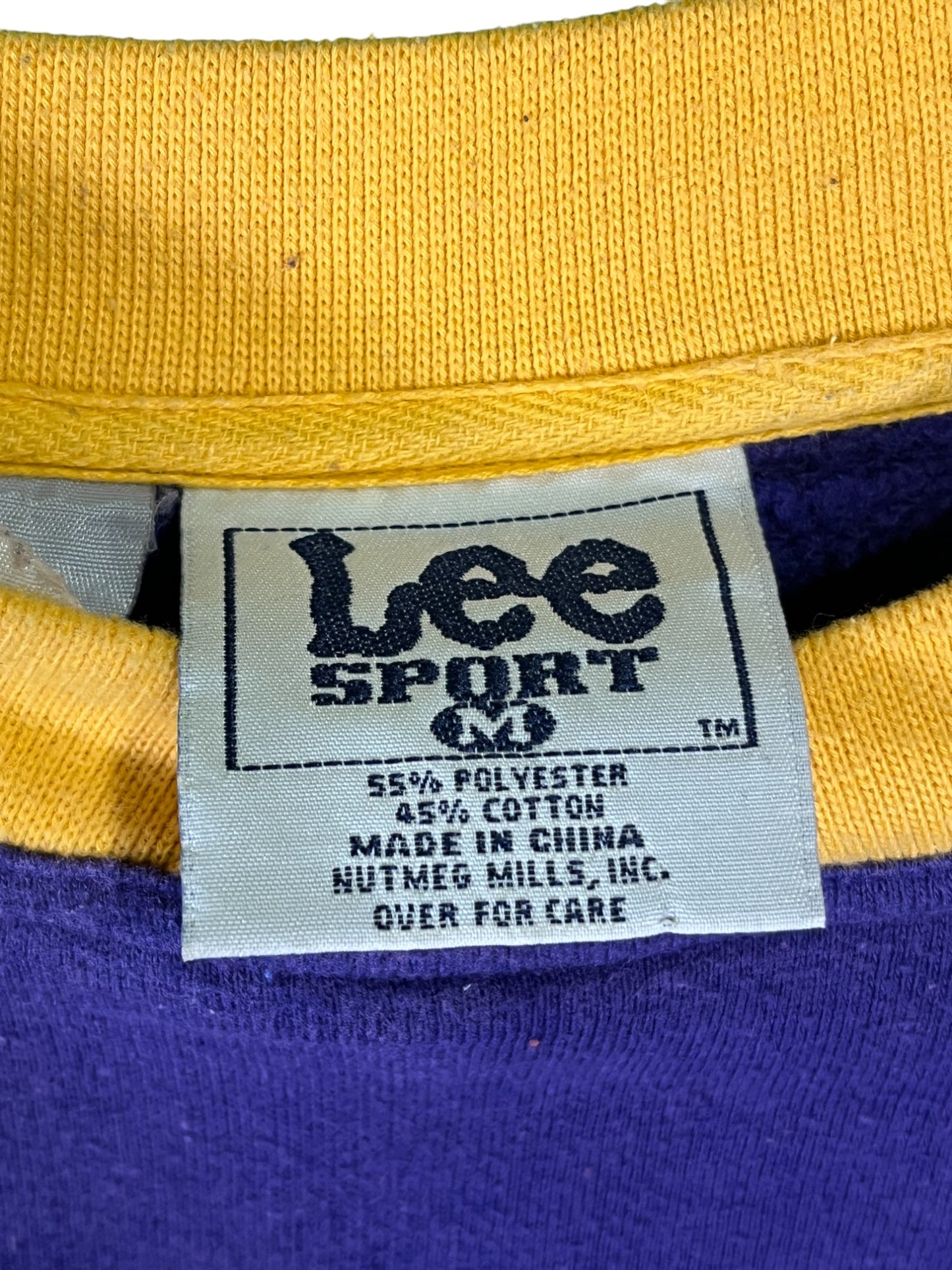 Vintage 90's Lee Sport Minnesota Vikings Logo NFL Crewneck Size Medium