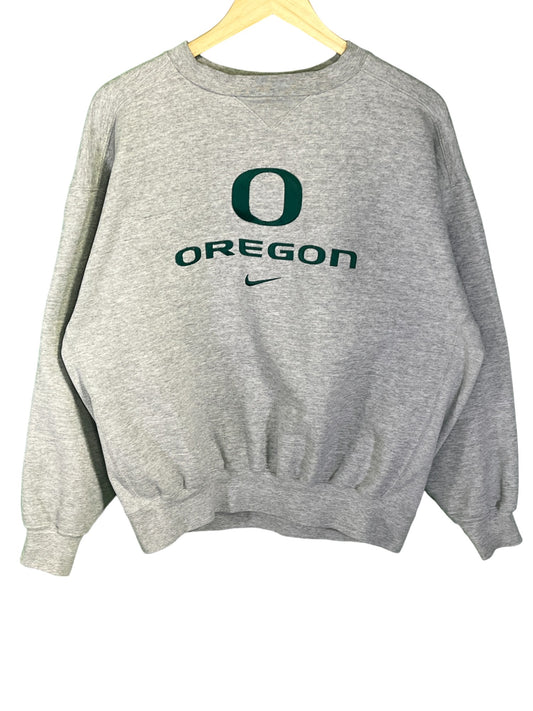 Vintage 00's Nike University of Oregon Ducks Center Swoosh Sweater Size Medium