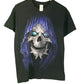 Vintage 00's Skeleton Big Print Grim Reaper Graphic Tee Size Medium