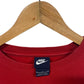 Nike Red Futura Logo Crewneck Sweater Size Small