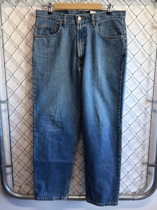 Vintage Y2K Levi's 550 Relaxed Fit Denim Jeans Size 34x30