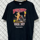 Vintage 90's Bear Whiz Biker Brew Beer Graphic Tee Size XL