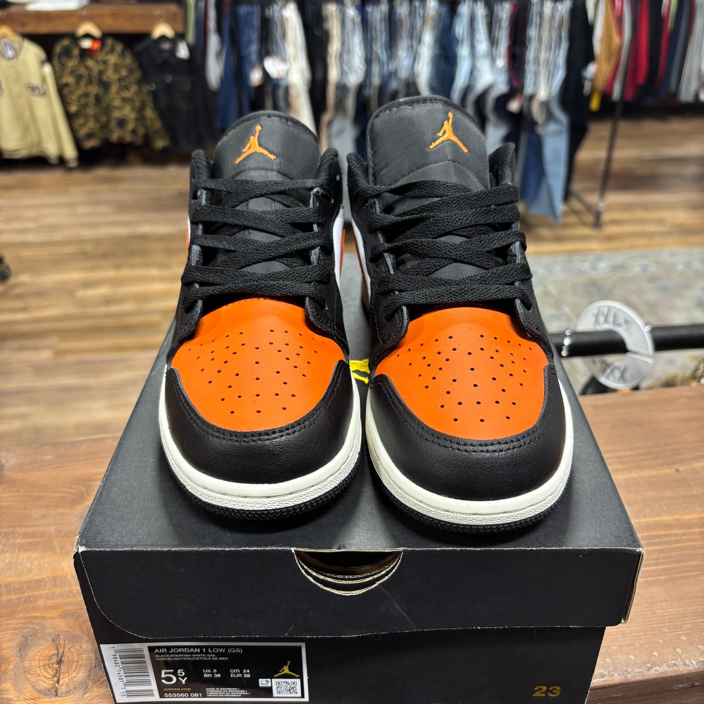 Jordan 1 Low 'Shattered Backboard Alternate' Size 5.5Y