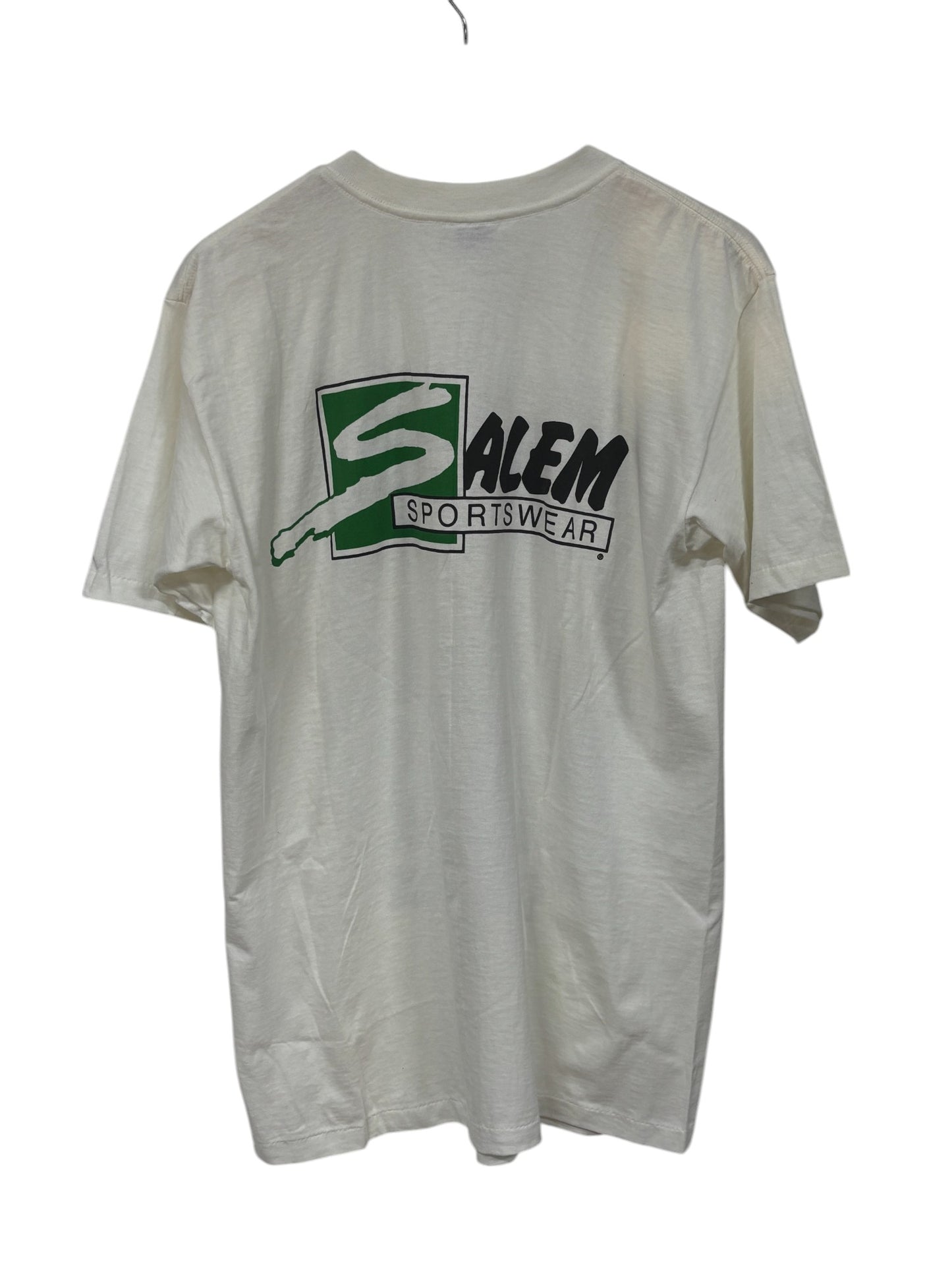 Vintage 90's Salem Larry Bird Night Boston Celtics NBA Graphic Tee Size Large