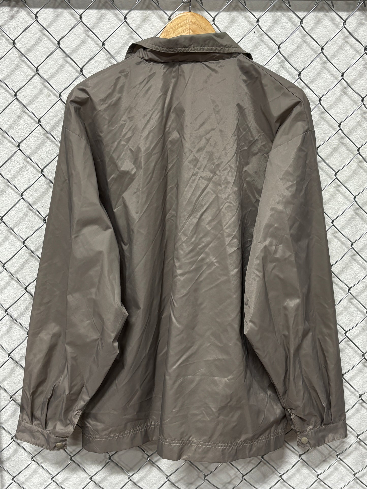 Vintage Starter Classic Logo Brown Coach Jacket Size Medium