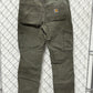 Carhartt Moss Green Double Knee Carpenter Pants Size 32x32