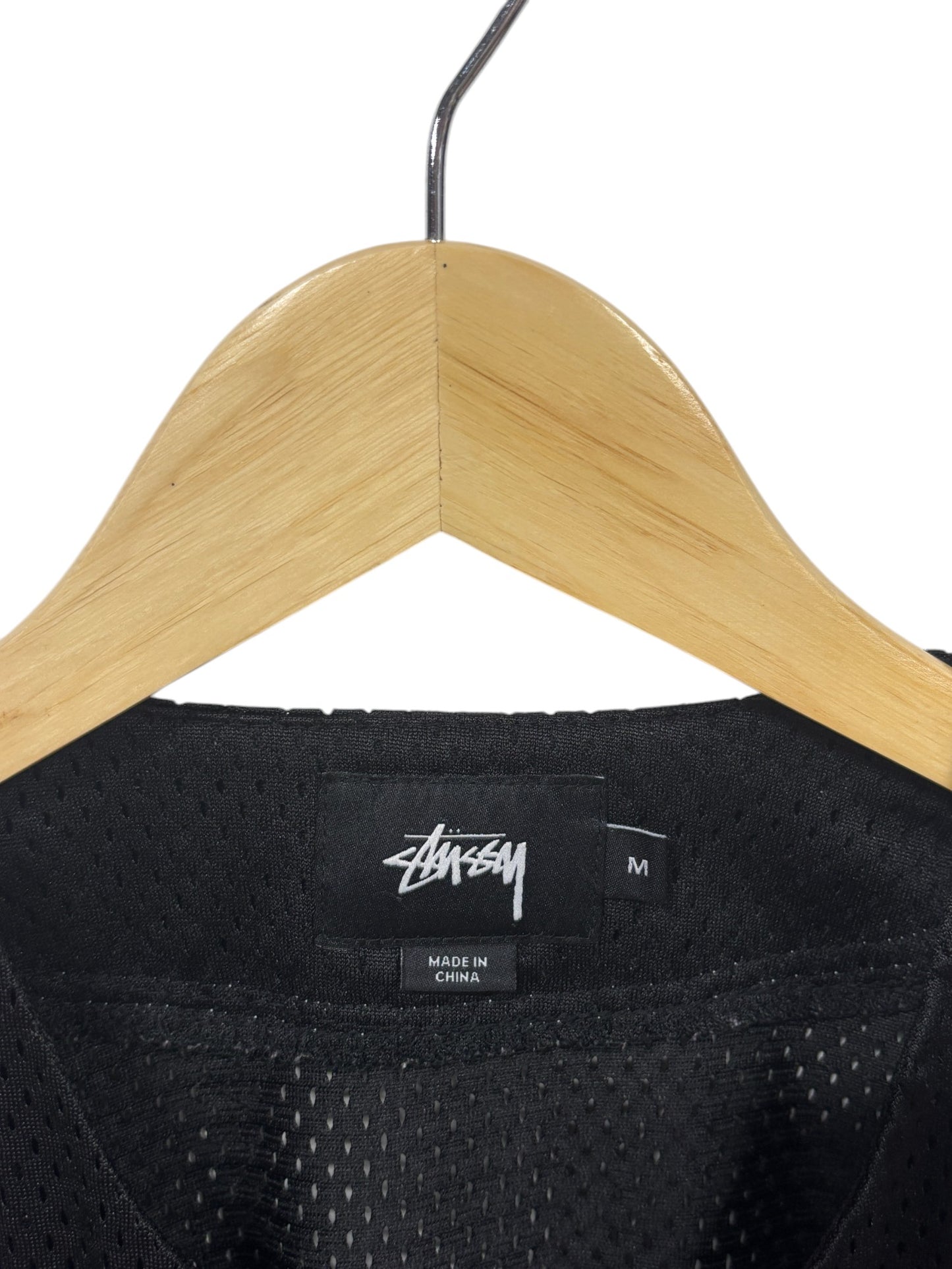 Stussy Spellout Baseball Jersey Size Medium