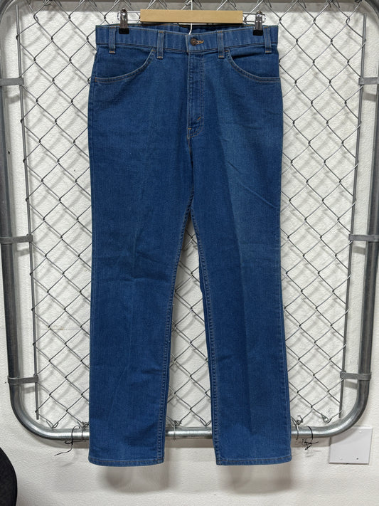 Vintage 90's Levi's Action Orange Tab Denim Jeans Size 33x32