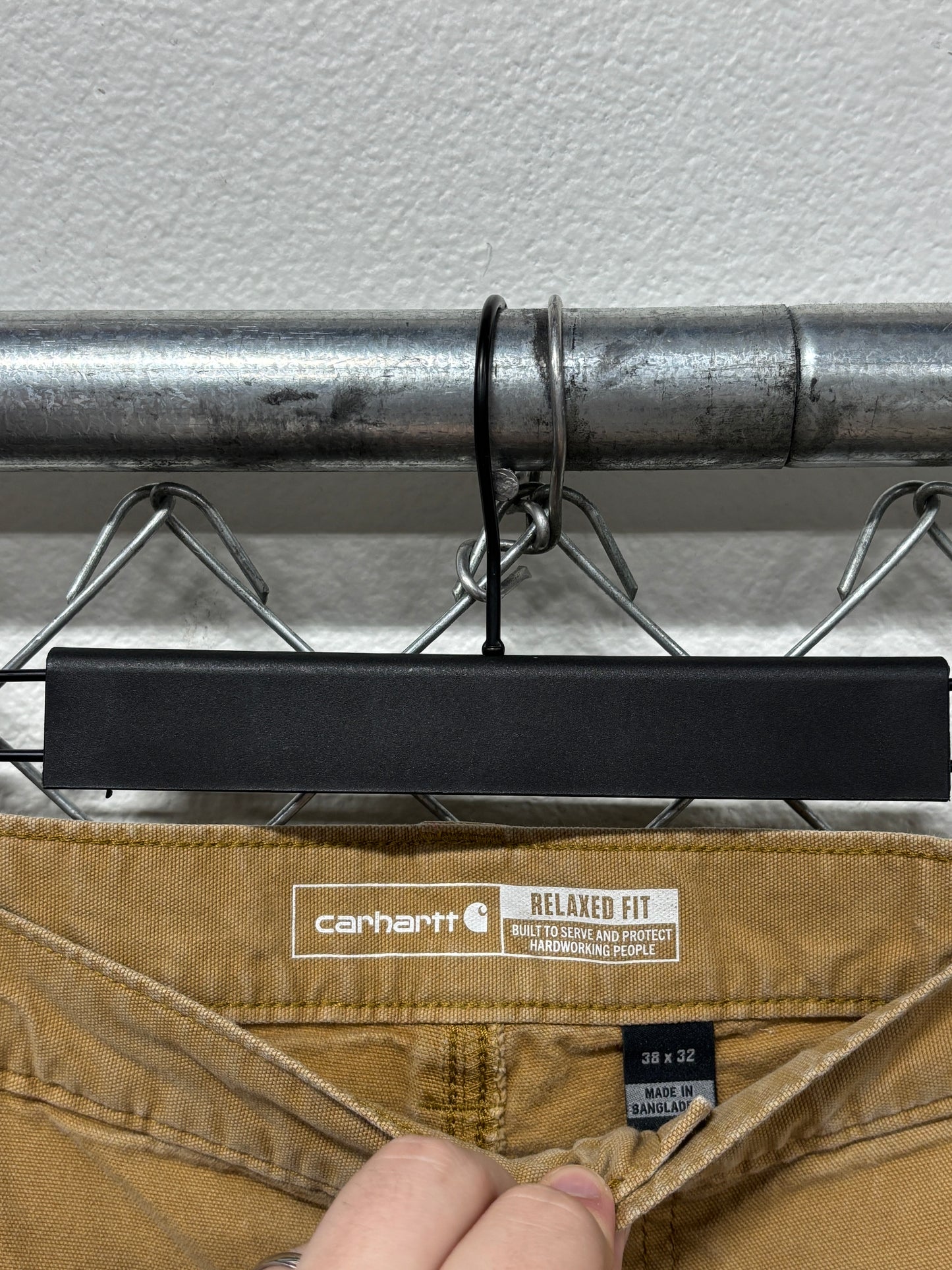 Carhartt Brown Double Knee Carpenter Pants Size 38x32