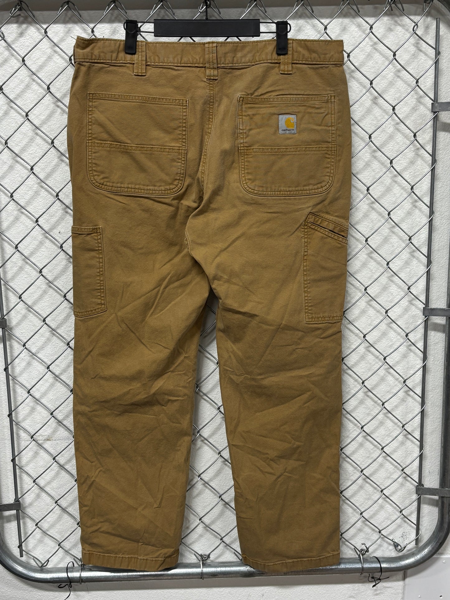 Carhartt Brown Double Knee Carpenter Pants Size 38x32