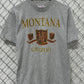 Vintage 90's University of Montana Grizzlies Crest Collegiate Tee Size Medium