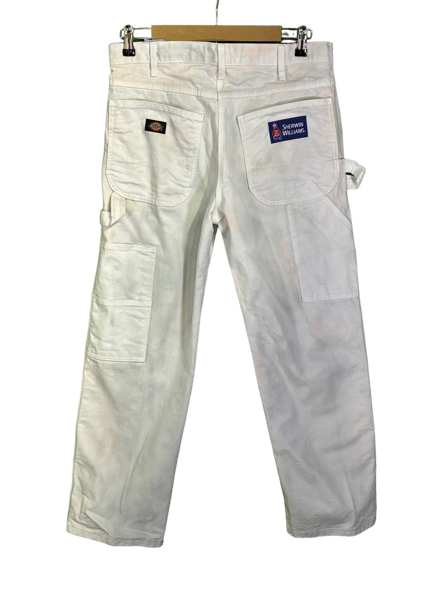 Dickies x Sherwin Williams Hand Dyed Green Brown Painters Pants Size 32x30