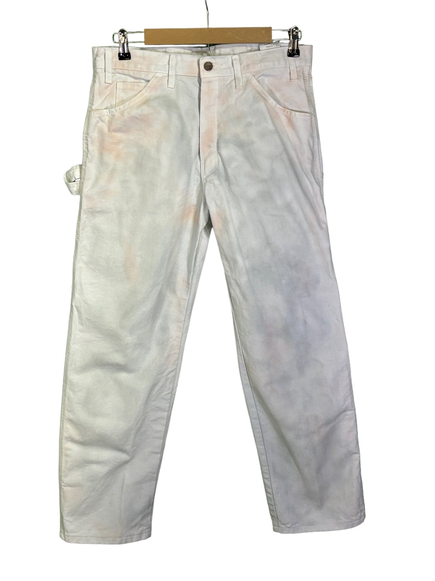 Dickies x Sherwin Williams Hand Dyed Green Brown Painters Pants Size 32x30