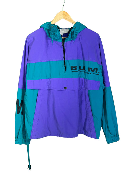 Vintage 90's BUM Equipment Multicolor Pullover Jacket Size Medium