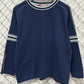 Vintage 90's It Iz U Blue Crewneck Sweater Size Medium