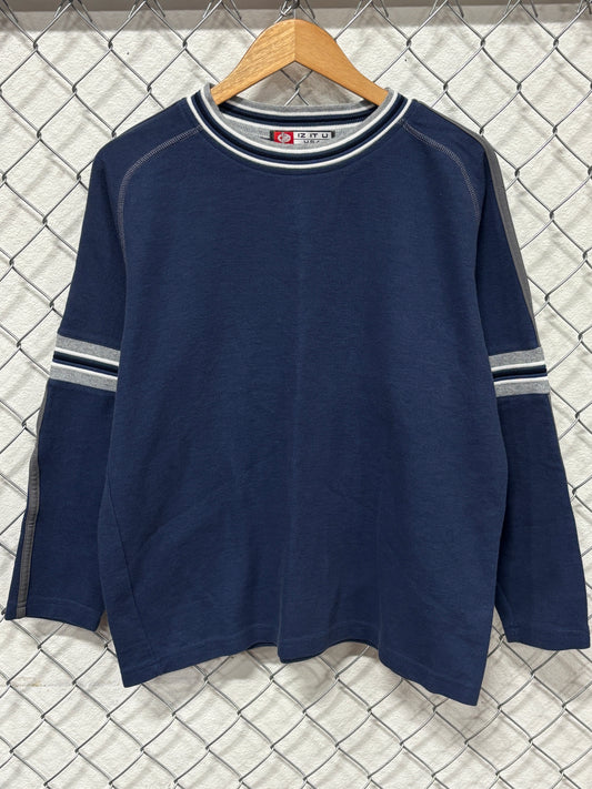 Vintage 90's It Iz U Blue Crewneck Sweater Size Medium